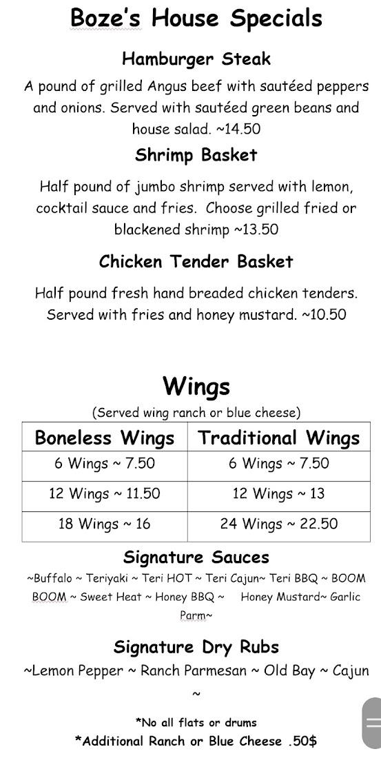 Boze's Restaurant and Bar